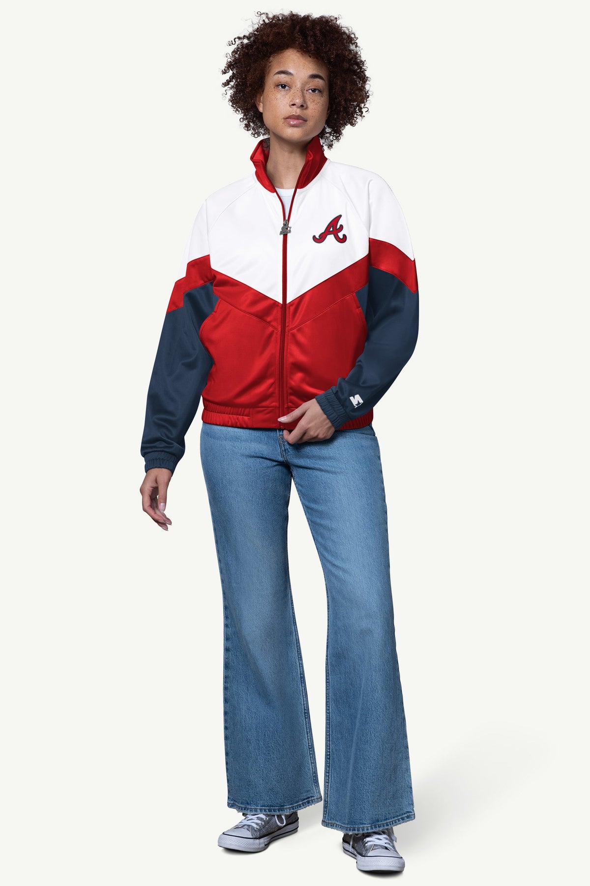 Starter Quality / WOMENS ATLANTA BRAVES TEAMWORK TRACK JACKET
