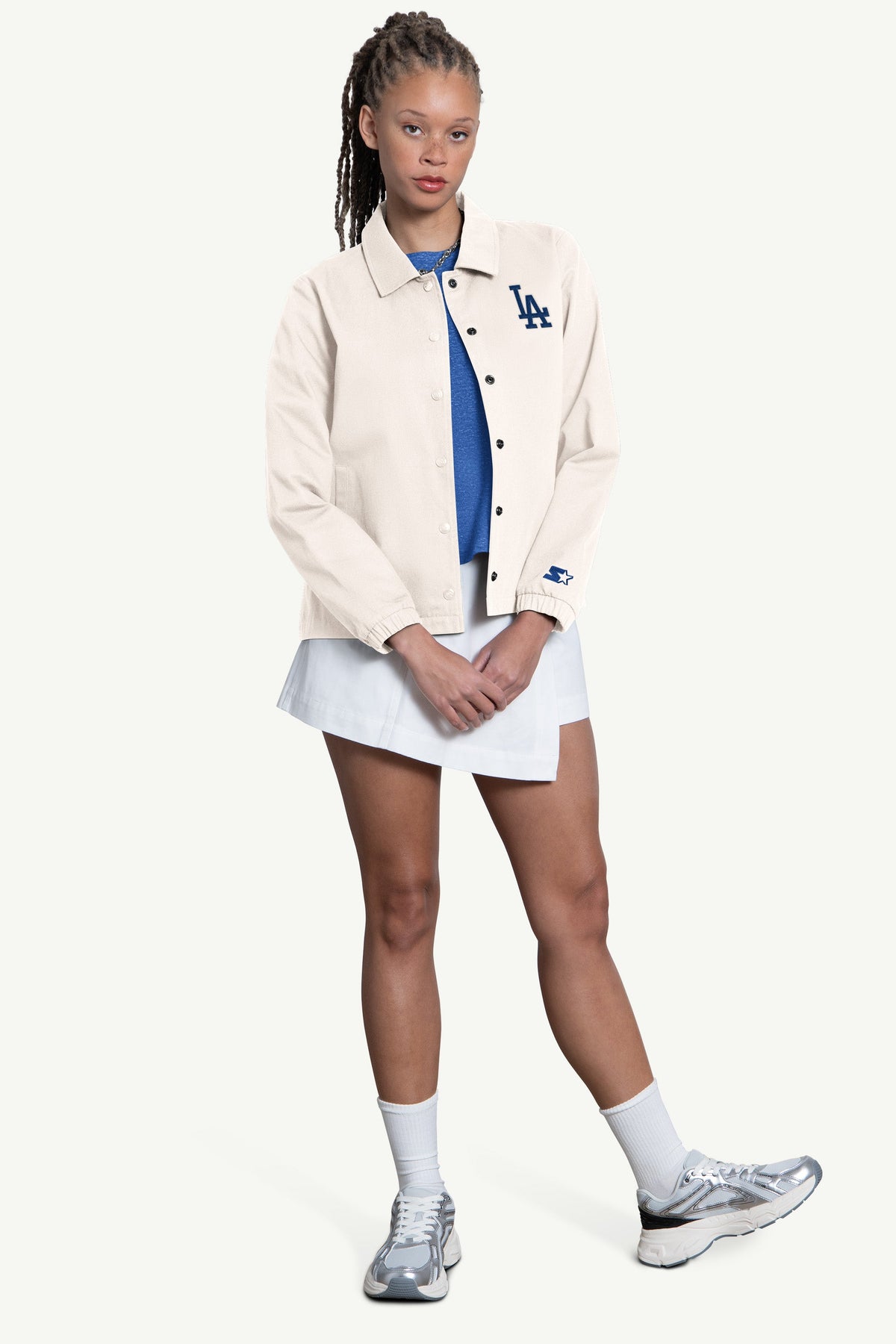 Starter Value / WOMENS LOS ANGELES DODGERS COACHES JACKET