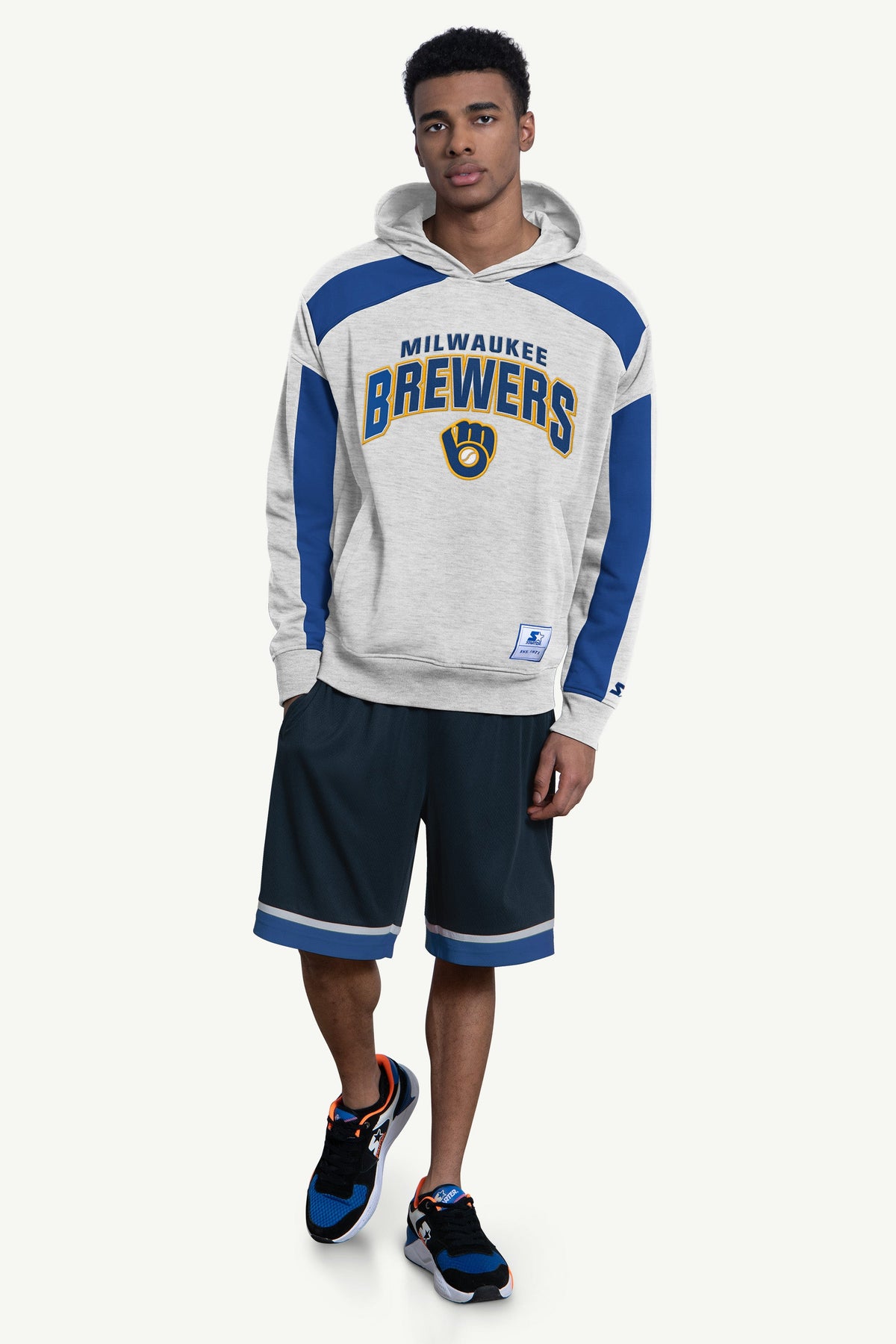 Starter Value / MENS MILWAUKEE BREWERS PRO SET HOODIE