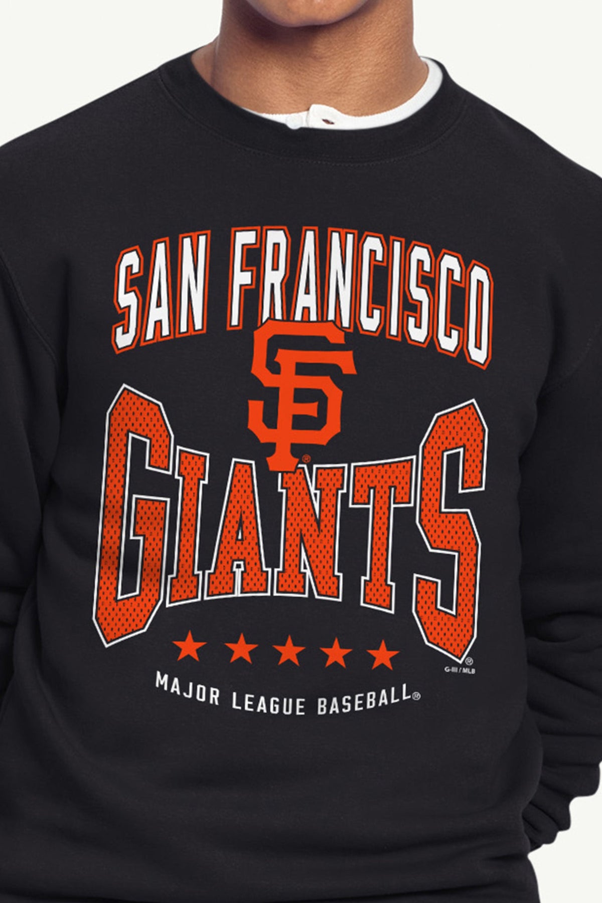 Starter Hot Sale / MENS SAN FRANCISCO GIANTS CENTER SQUEEZE SWEATSHIRT