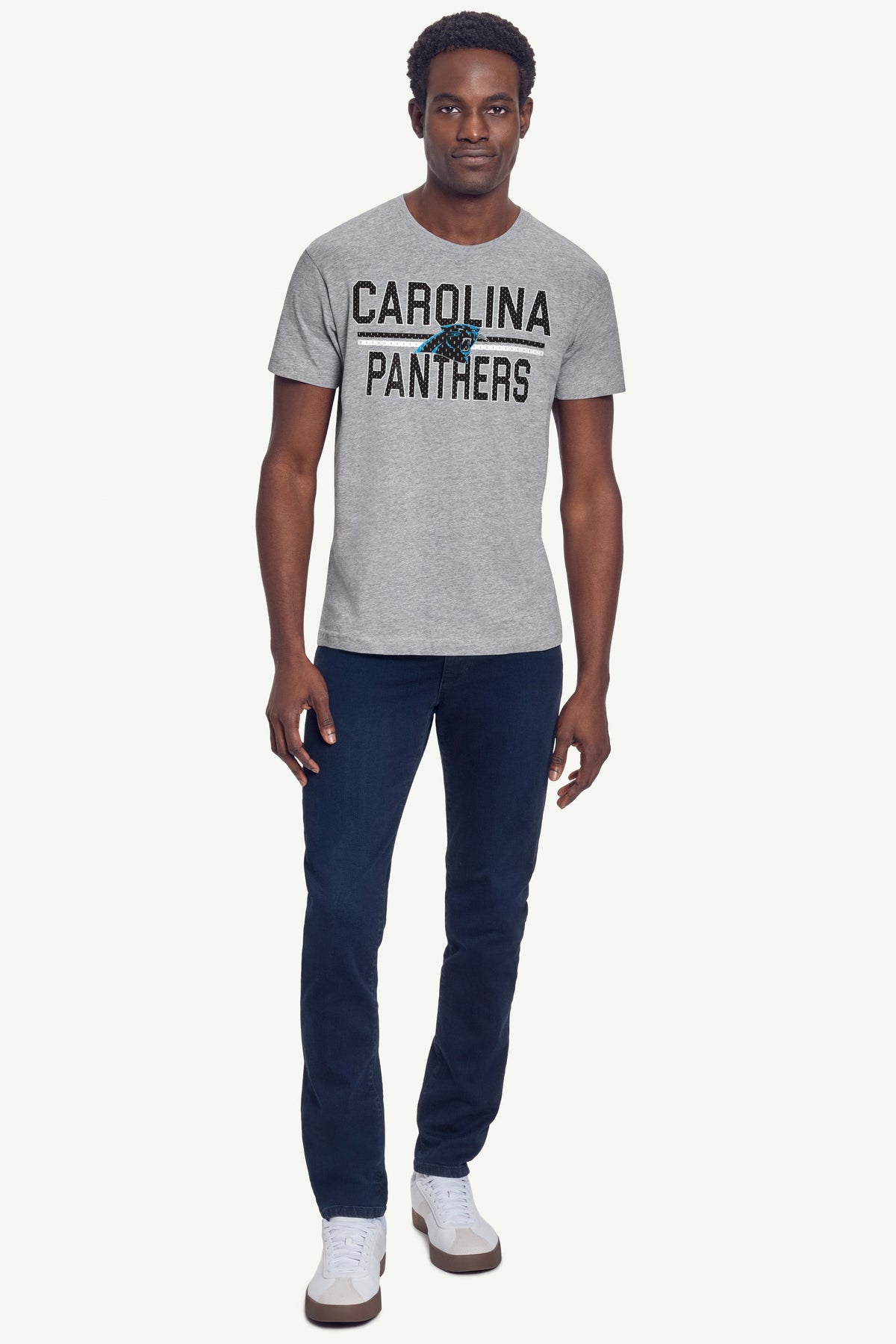 Starter Classic / MENS CAROLINA PANTHERS MESH LOOK T SHIRT