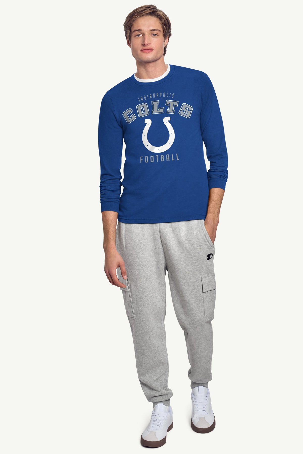 Starter Essential / MENS INDIANAPOLIS COLTS LONG SLEEVE T SHIRT