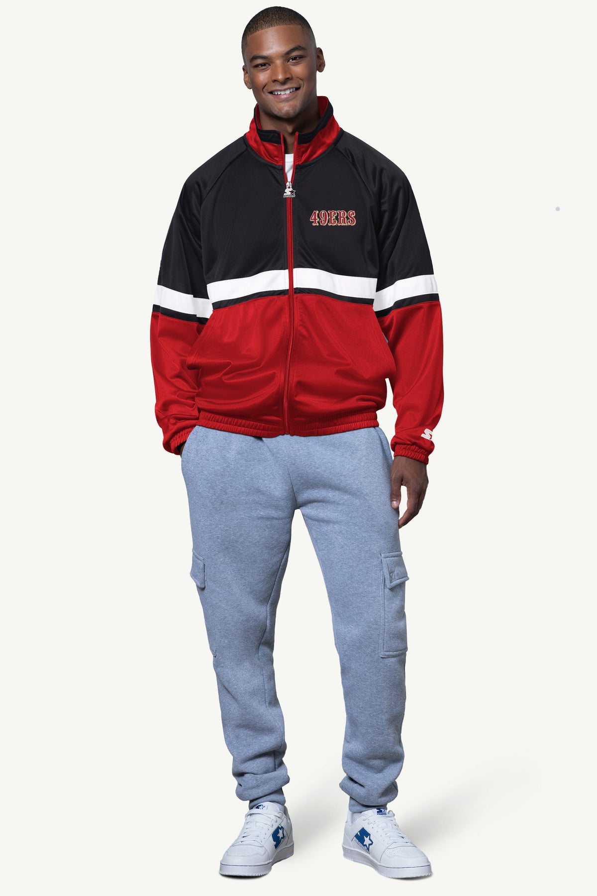 Starter Customer Favorite / MENS SAN FRANCISCO 49ERS TRACK JACKET