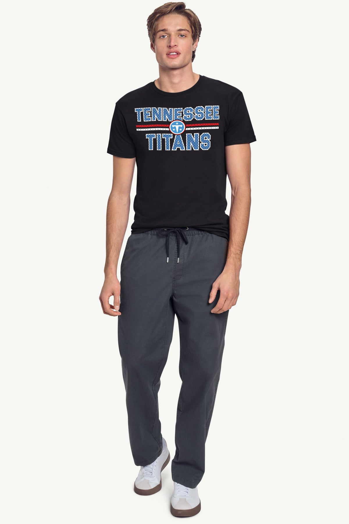 Starter Discount / MENS TENNESSEE TITANS MESH LOOK SHORT SLEEVE T SHIRT