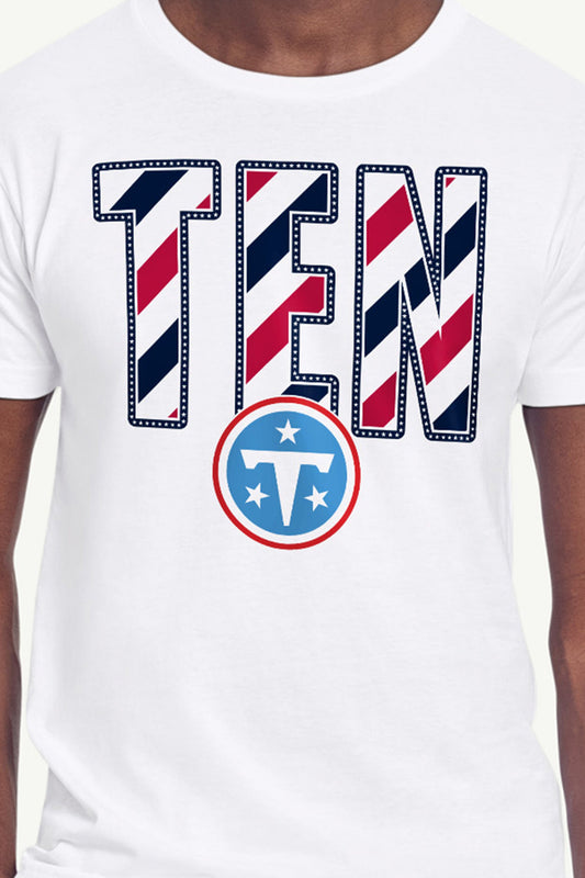 Starter Premium / MENS TENNESSEE TITANS STARS AND STRIPES T SHIRT