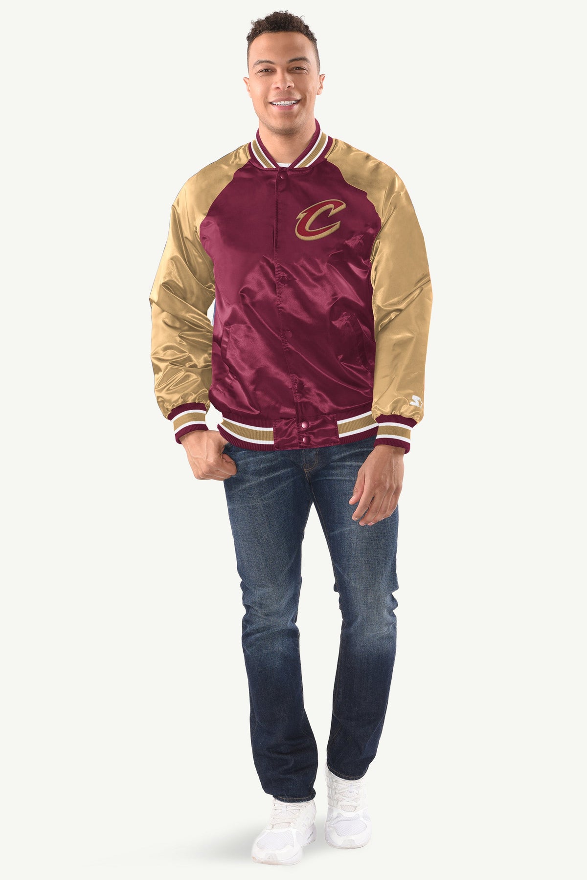 Starter Trending / MENS CLEVELAND CAVALIERS INDUCTEE SATIN VARSITY JACKET