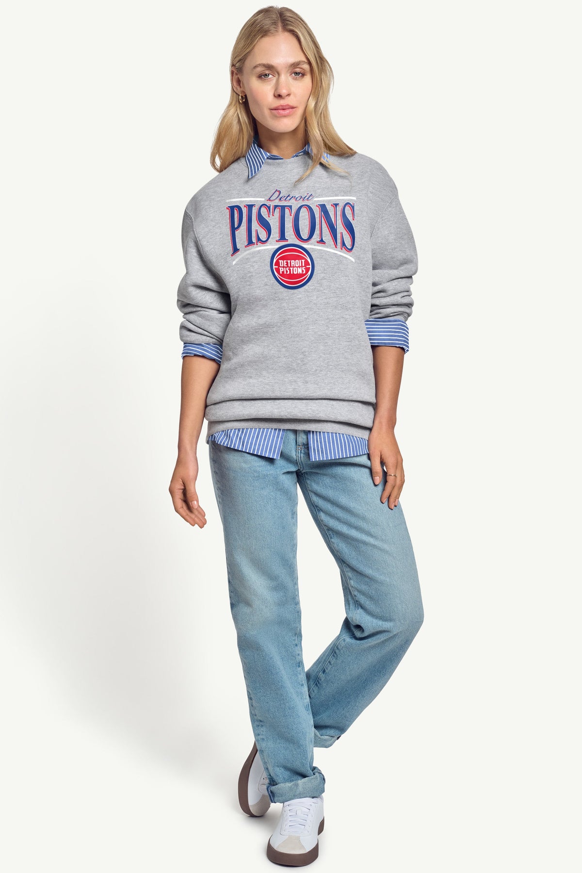 Starter Trusted / WOMENS DETROIT PISTONS ARCH SWEATSHIRT