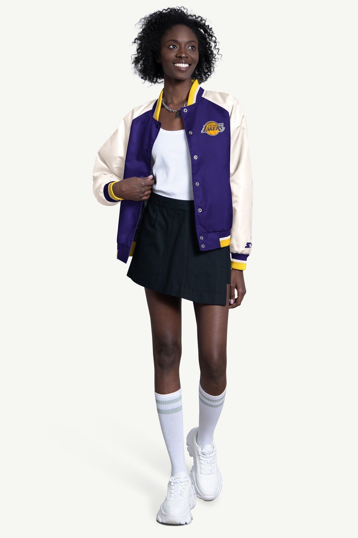 Starter Smart Buy / WOMENS LA LAKERS LAKERS BLITZ VARSITY JACKET