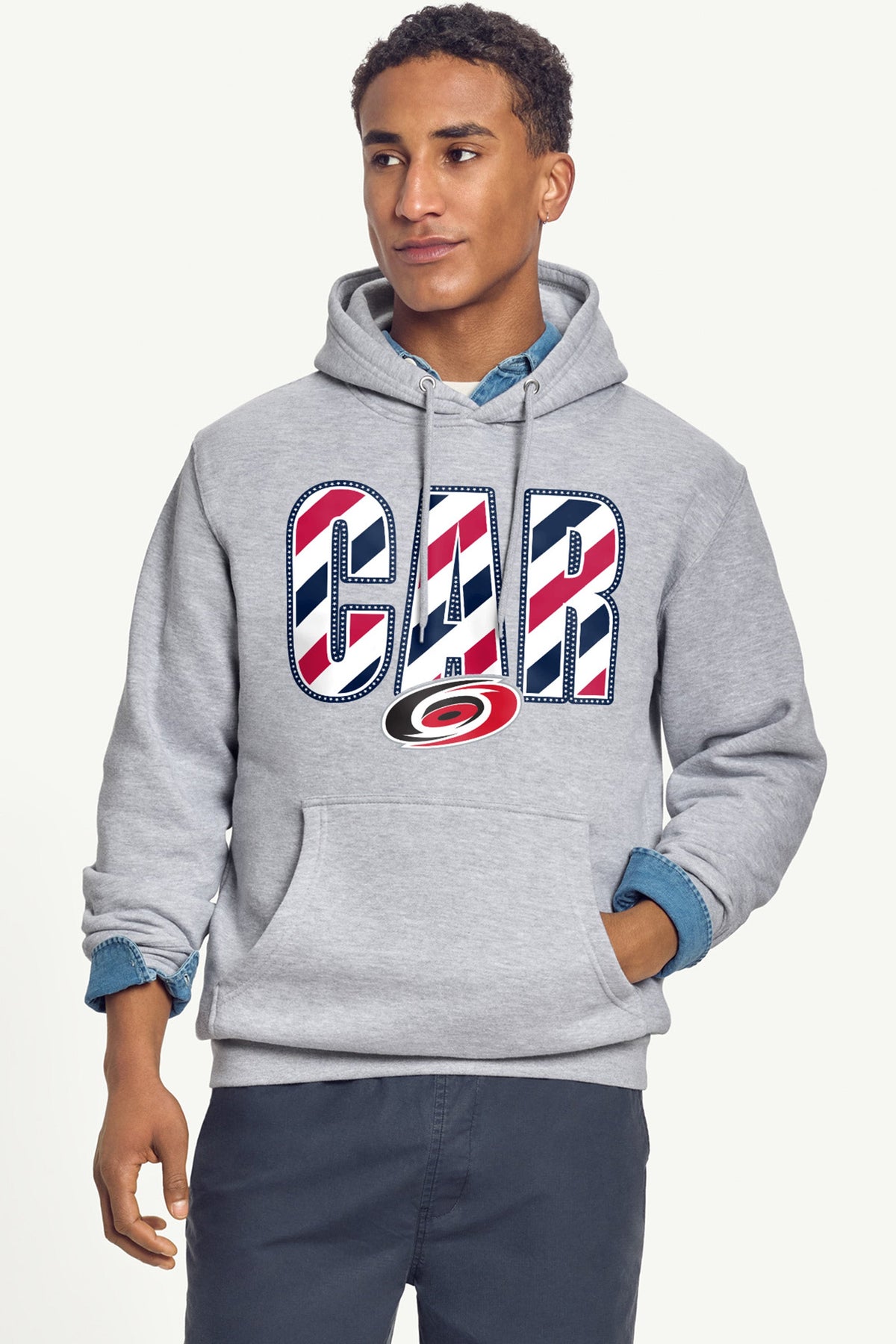 Starter Special Offer / MENS CAROLINA HURRICANES STARS AND STRIPES HOODIE