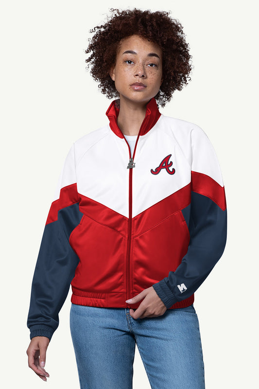 Starter Quality / WOMENS ATLANTA BRAVES TEAMWORK TRACK JACKET