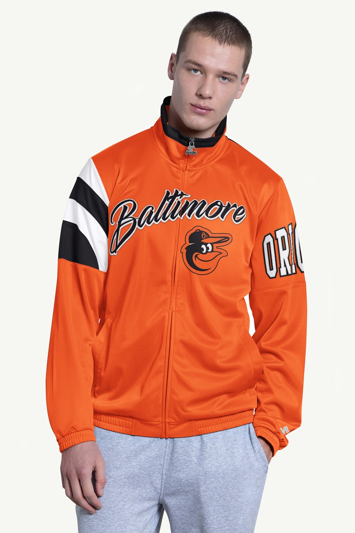 Starter Value / MENS BALTIMORE ORIOLES HERITAGE TRACK JACKET