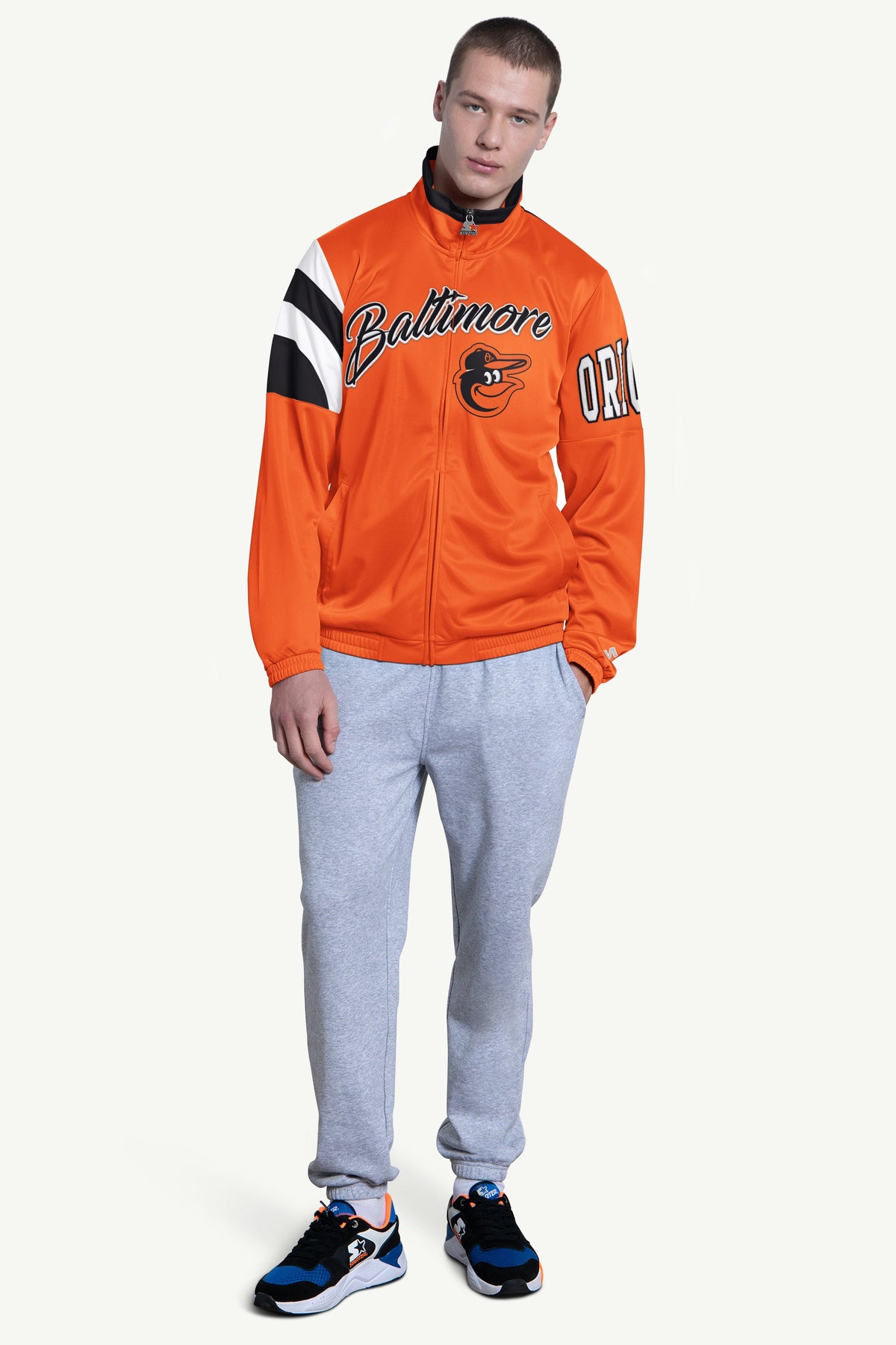 Starter Value / MENS BALTIMORE ORIOLES HERITAGE TRACK JACKET