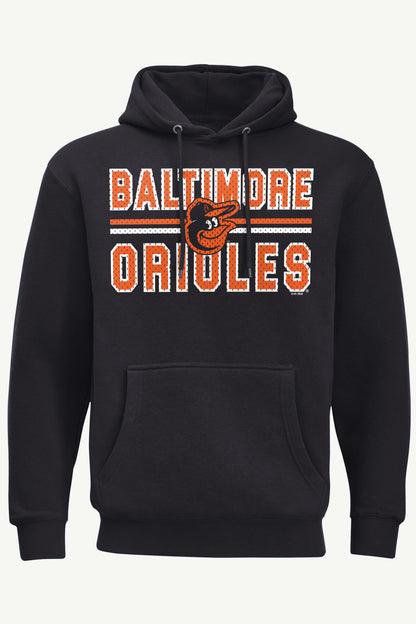 Starter Sale / MENS BALTIMORE ORIOLES MESH LOOK HOODIE