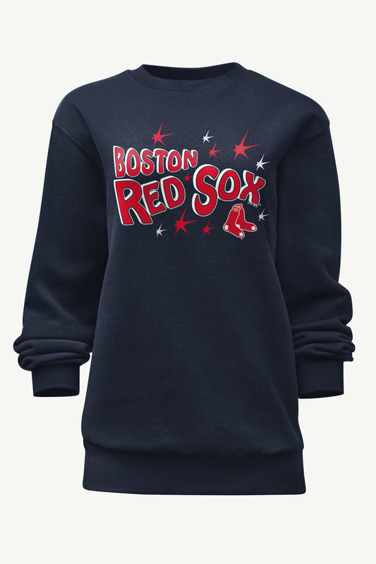 Starter Discount / WOMENS BOSTON RED SOX FIREWORKS SWEATSHIRT