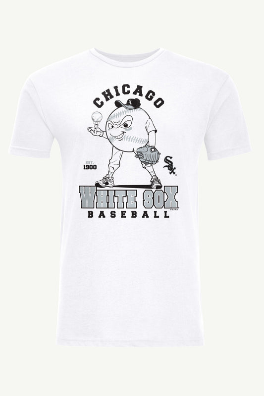 Starter Trending / MENS CHICAGO WHITE SOX  BASEBALL CHARACTER SHORT SLEEVE T SHIRT