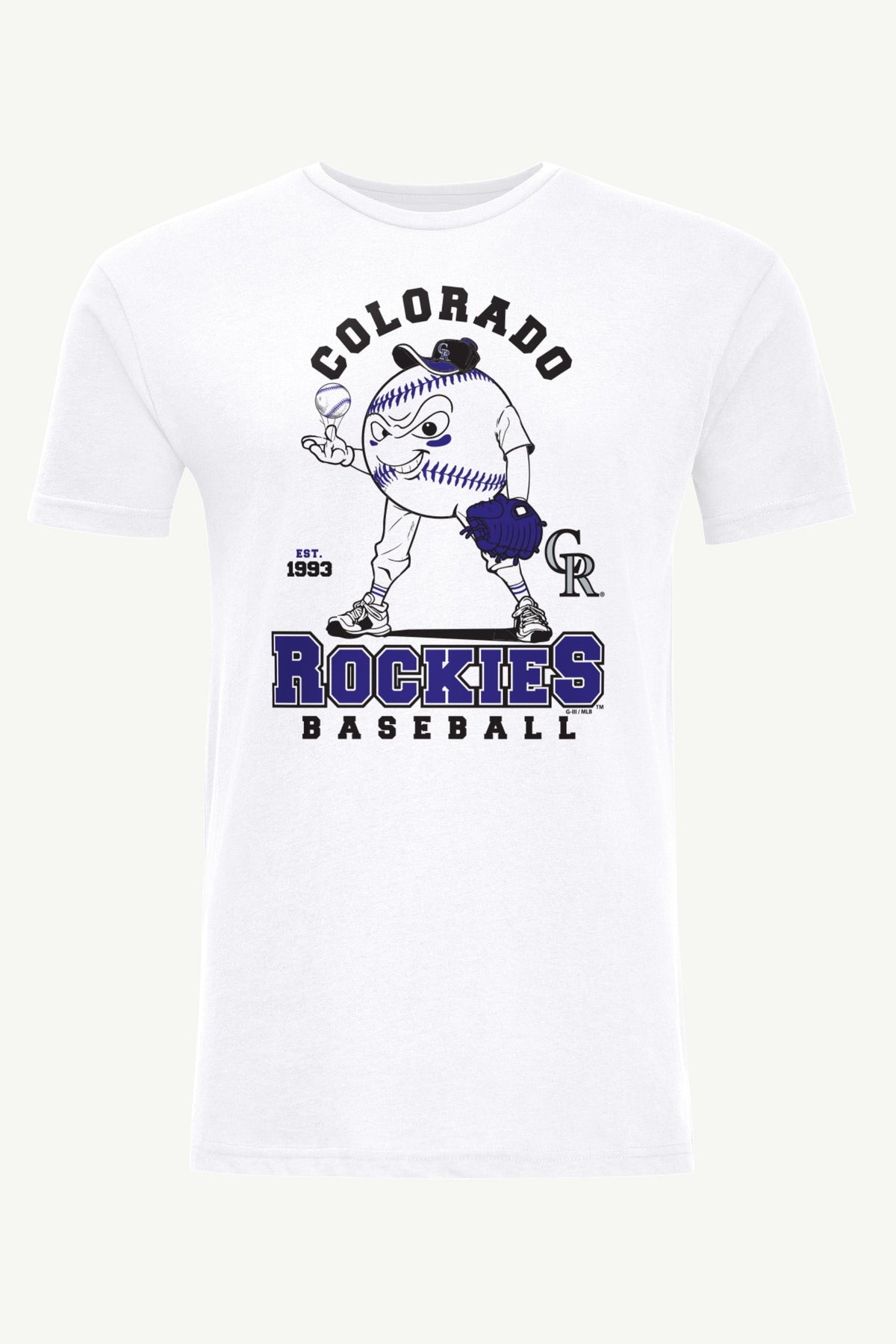 Starter Everyday / MENS COLORADO ROCKIES BASEBALL CHARACTER SHORT SLEEVE T SHIRT
