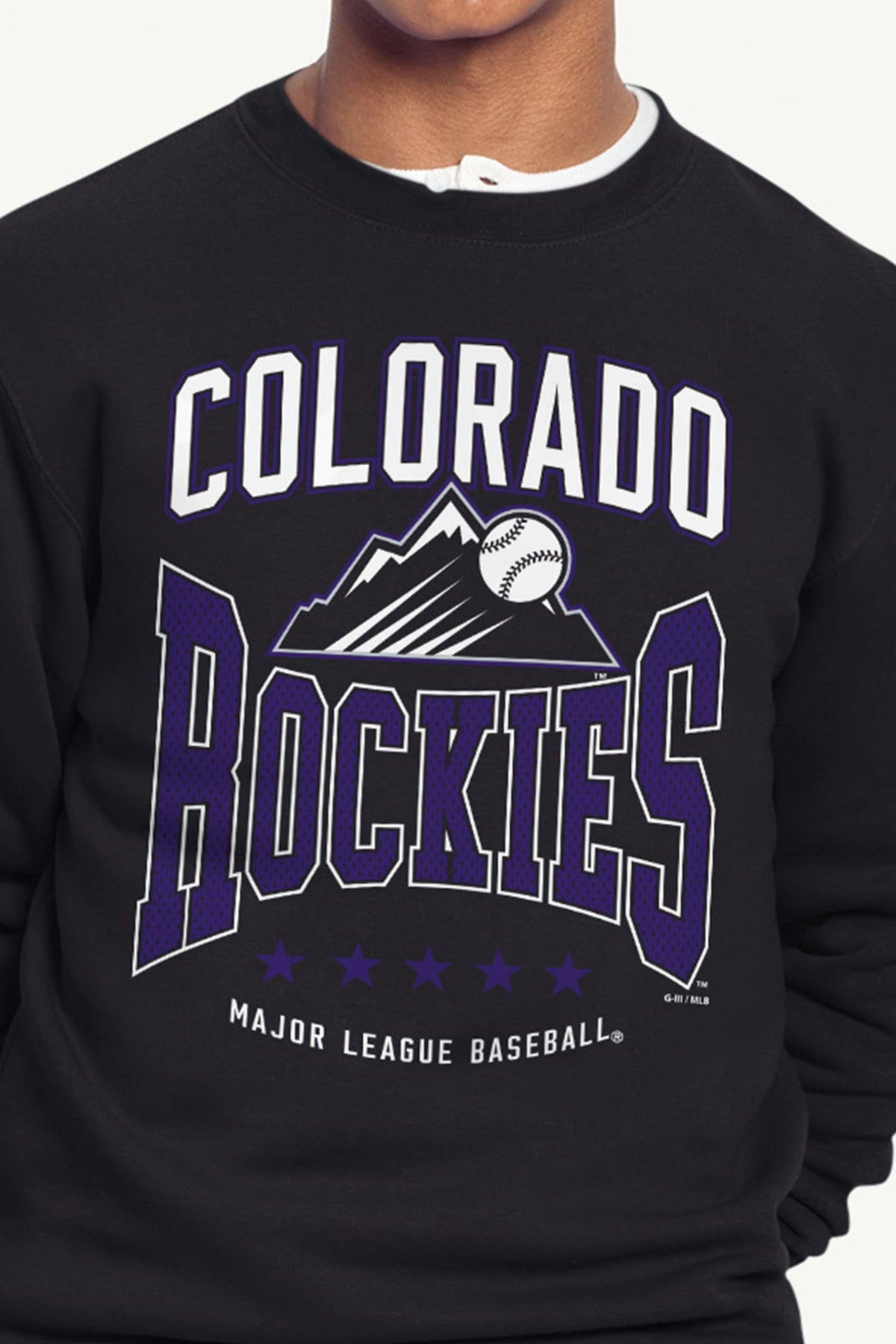 Starter Trending / MENS COLORADO ROCKIES CENTER SQUEEZE SWEATSHIRT