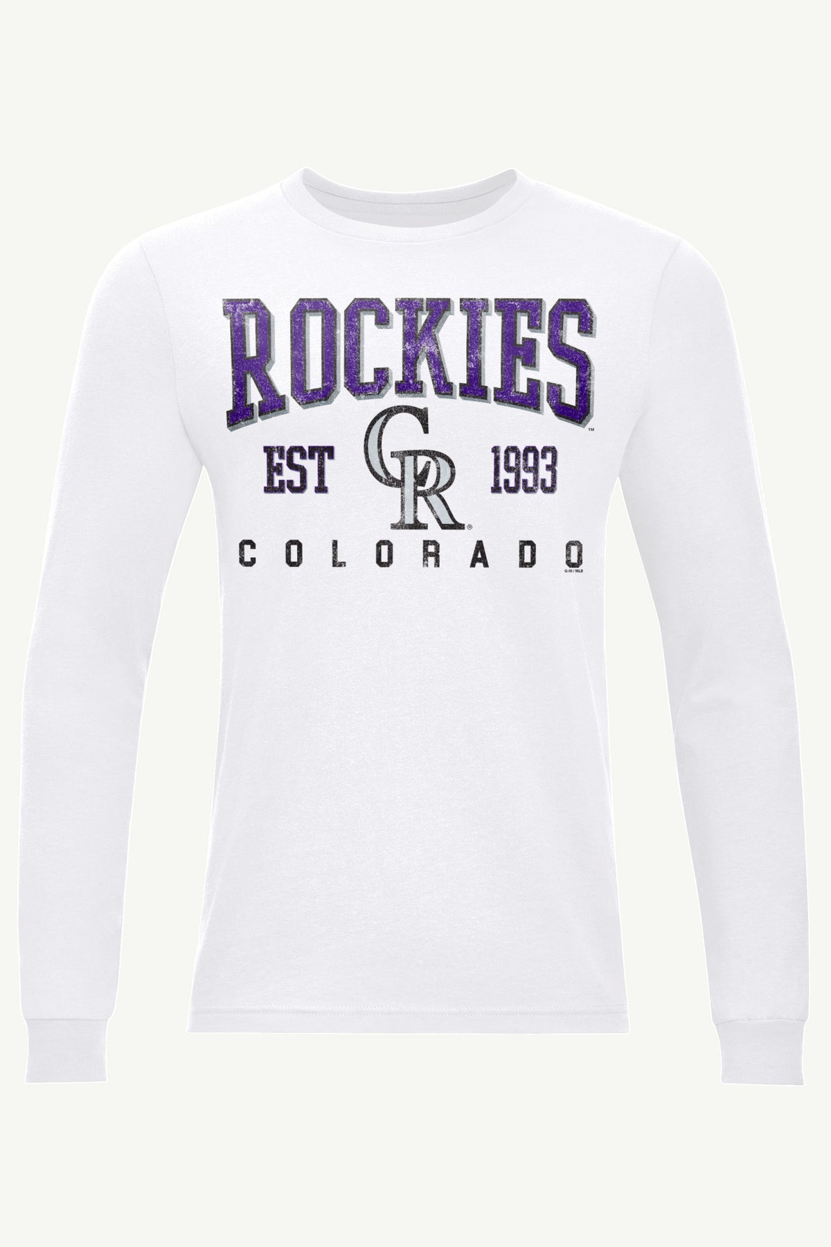 Starter Latest / MENS COLORADO ROCKIES RETRO LONG SLEEVE T SHIRT