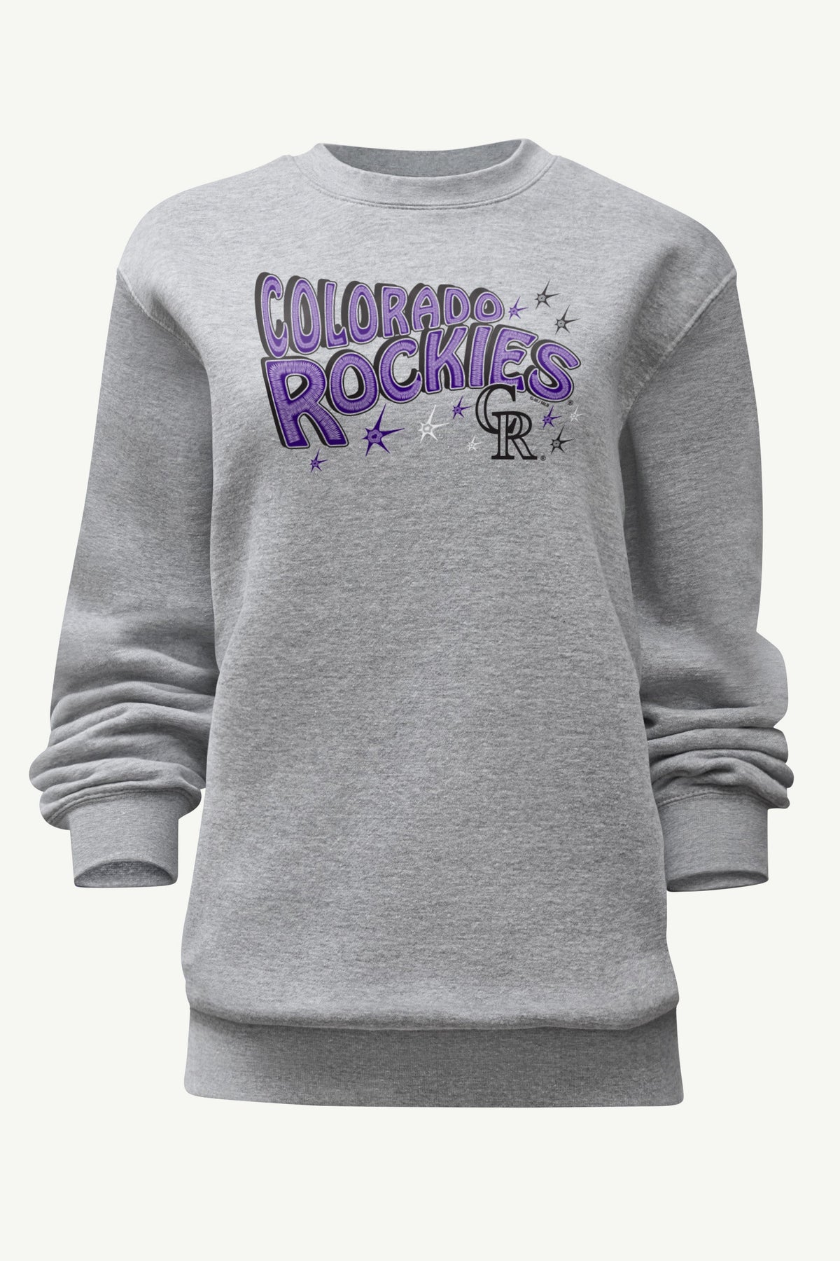 Starter New / WOMENS COLORADO ROCKIES FIREWORKS SWEATSHIRT