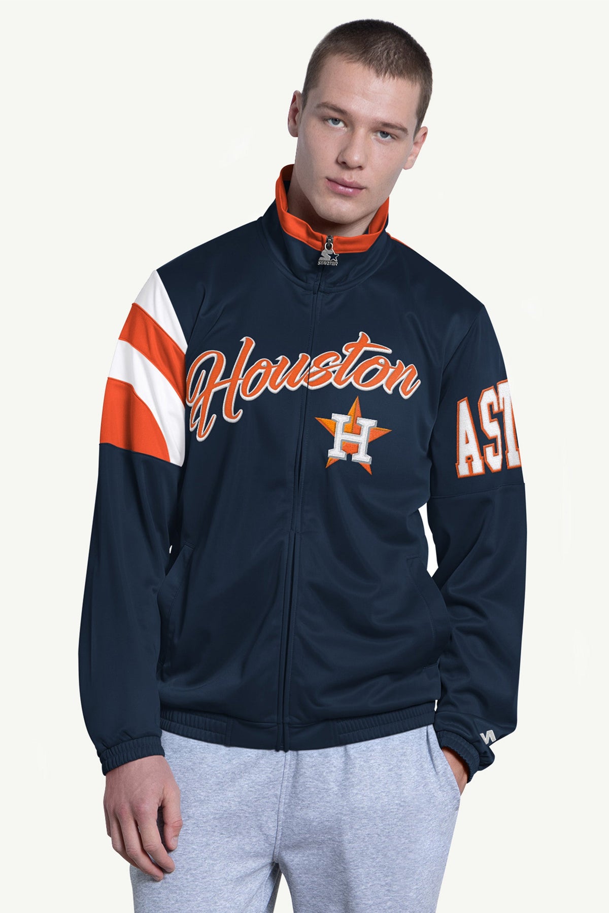 Starter Great Value / MENS HOUSTON ASTROS HERITAGE TRACK JACKET