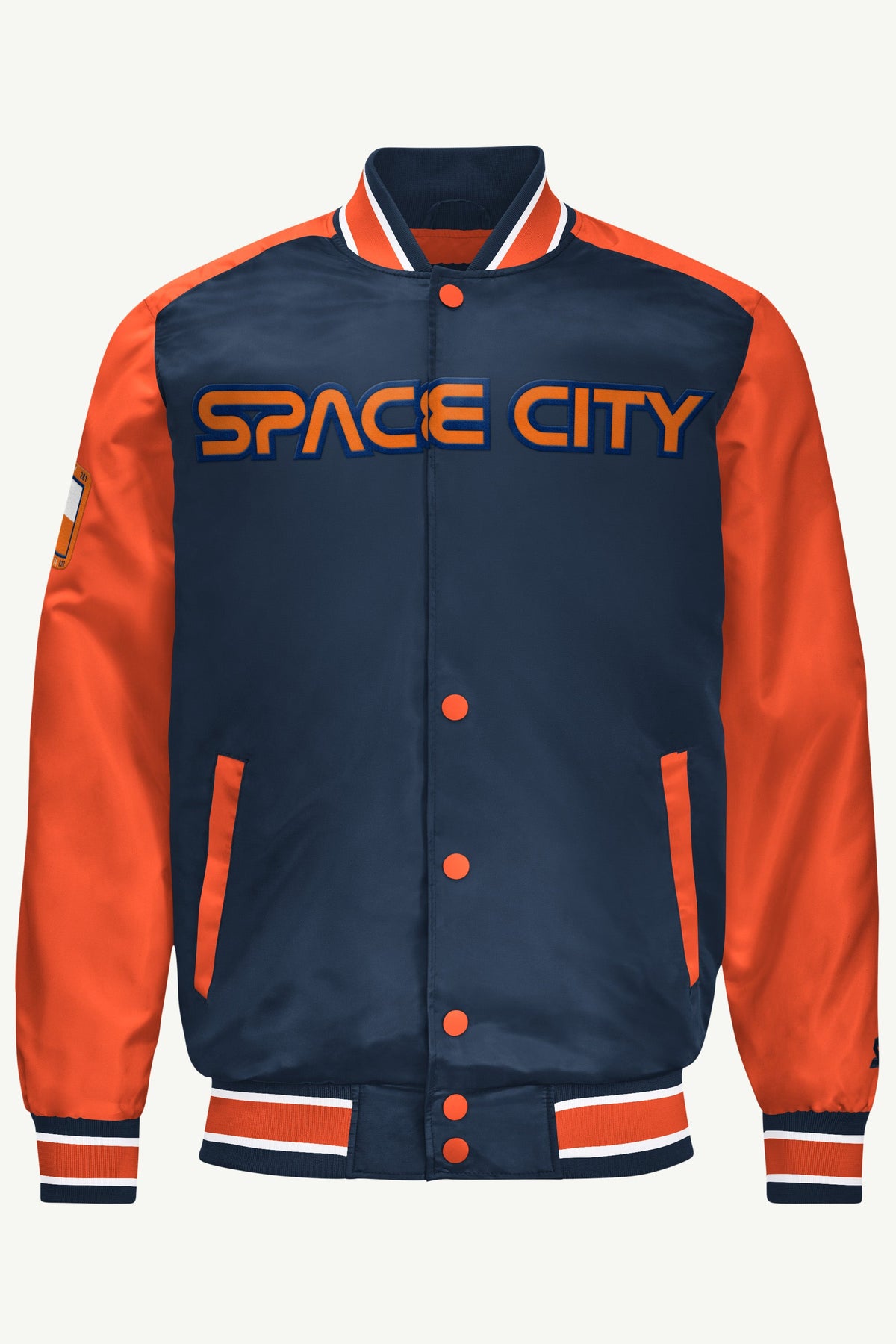Starter Discount / MENS HOUSTON ASTROS SATIN VARSITY JACKET