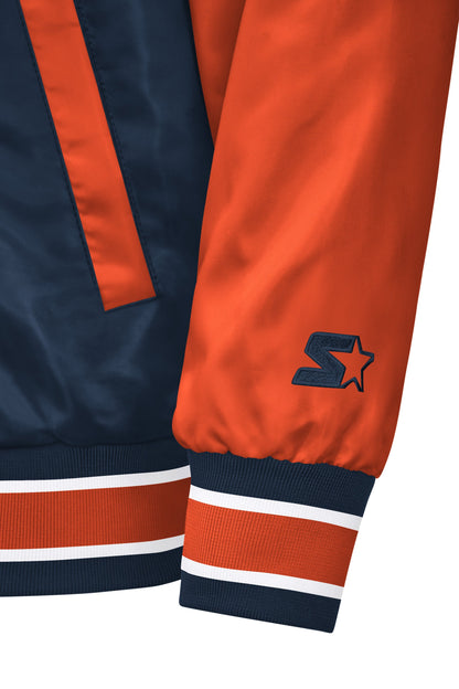Starter Discount / MENS HOUSTON ASTROS SATIN VARSITY JACKET