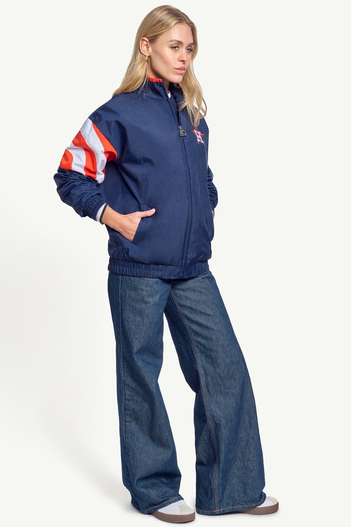 Starter Sale / WOMENS HOUSTON ASTROS ZIP JACKET