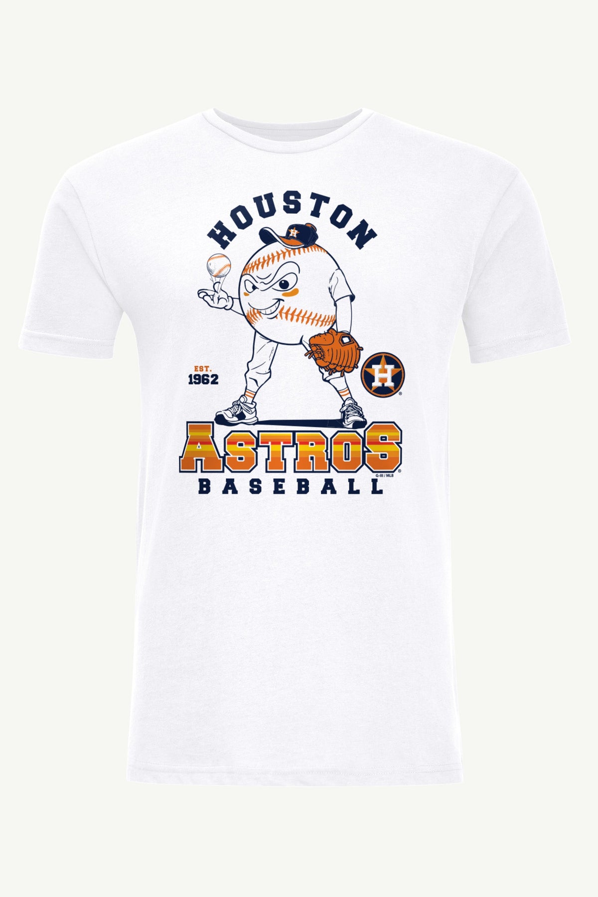 Starter New / MENS HOUSTON ASTROS BASEBALL CHARACTER SHORT SLEEVE T SHIRT