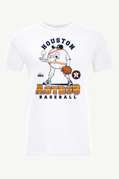 Starter New / MENS HOUSTON ASTROS BASEBALL CHARACTER SHORT SLEEVE T SHIRT