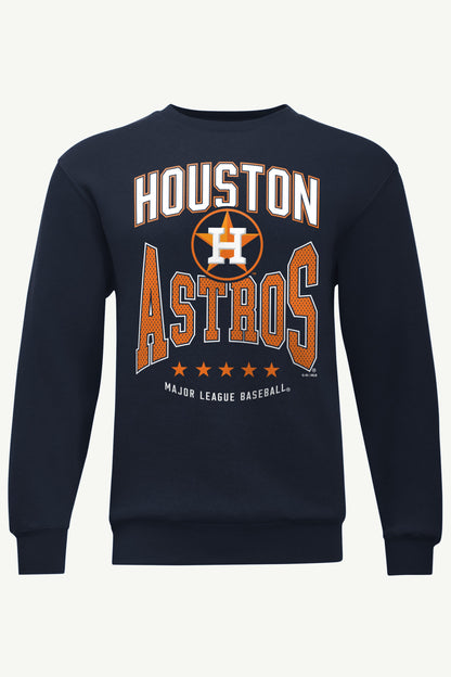 Starter Customer Favorite / MENS HOUSTON ASTROS CENTER SQUEEZE SWEATSHIRT