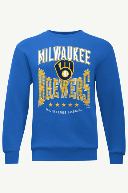 Starter Hot Sale / MENS MILWAUKEE BREWERS CENTER SQUEEZE SWEATSHIRT