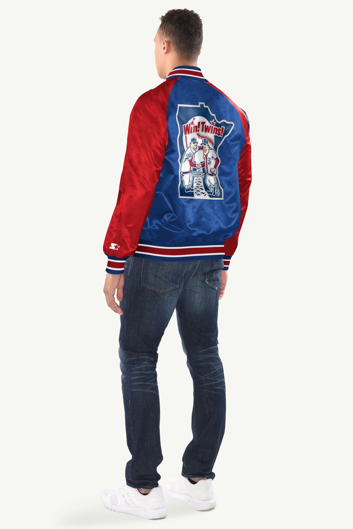 Starter Quality / MENS MINNESOTA TWINS INDUCTEE SATIN VARSITY JACKET