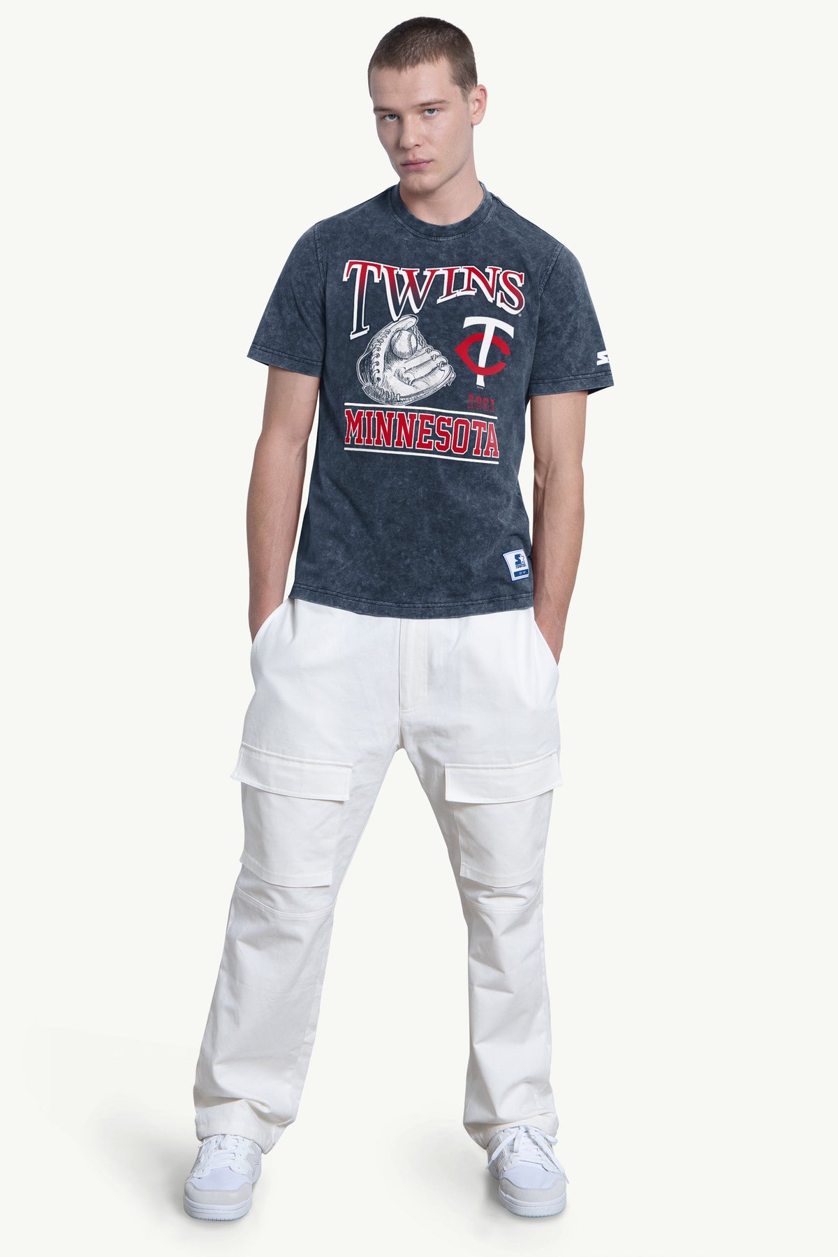 Starter Customer Favorite / MENS MINNESOTA TWINS SPIKE SHORT SLEEVE T SHIRT