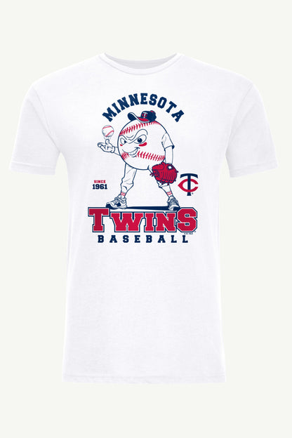 Starter Special Offer / MENS MINNESOTA TWINS BASEBALL CHARACTER SHORT SLEEVE T SHIRT