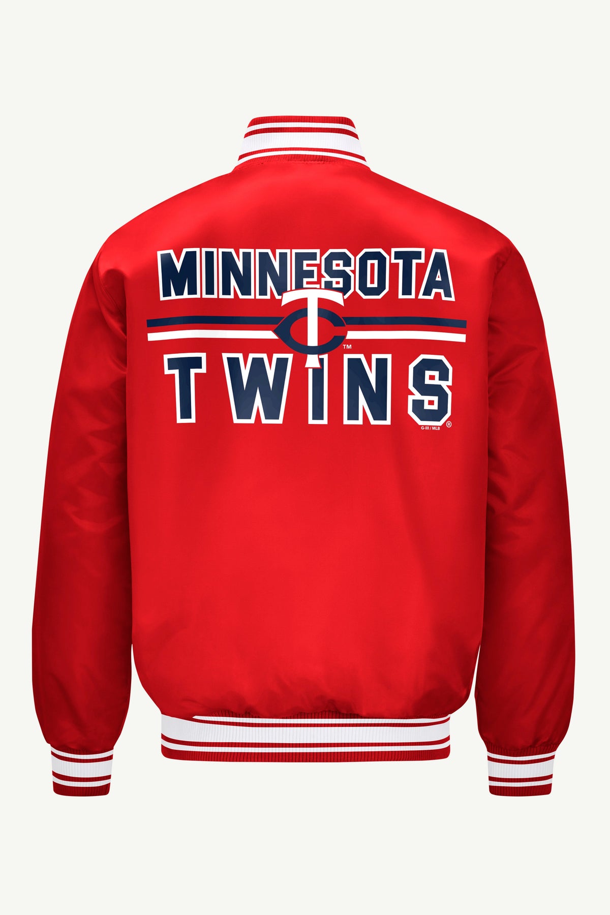 Starter Exclusive / MENS MINNESOTA TWINS SATIN VARSITY JACKET