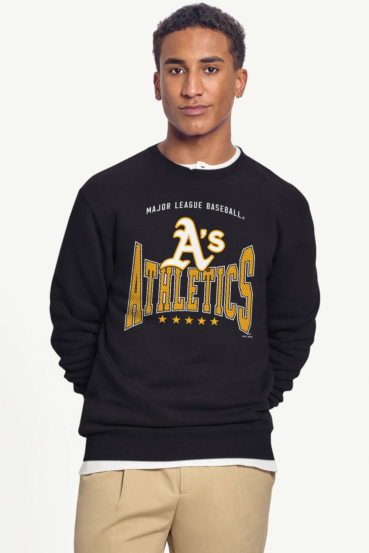 Starter Exclusive / MENS ATHLETICS CENTER SQUEEZE SWEATSHIRT