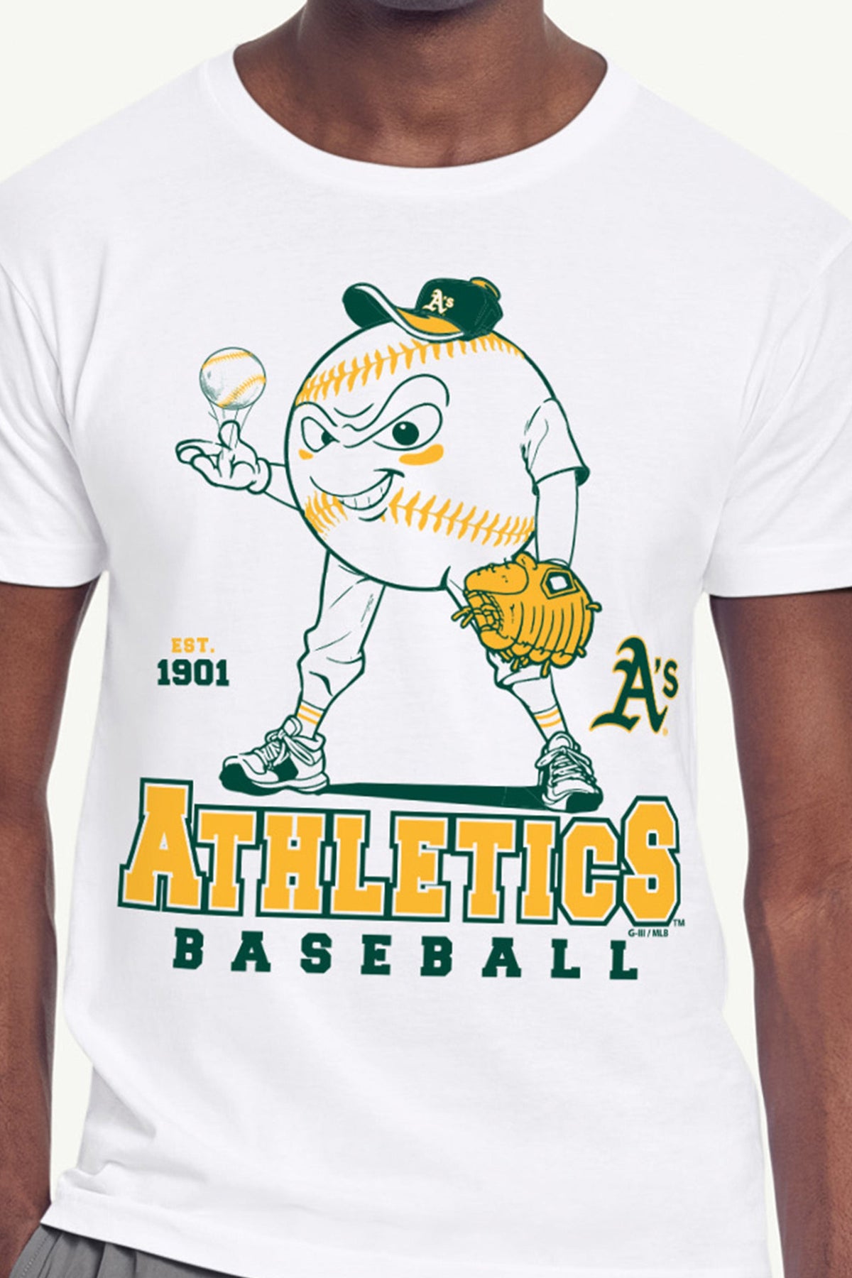 Starter Deals / MENS ATHLETICS BASEBALL CHARACTER SHORT SLEEVE T SHIRT