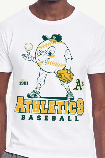 Starter Deals / MENS ATHLETICS BASEBALL CHARACTER SHORT SLEEVE T SHIRT