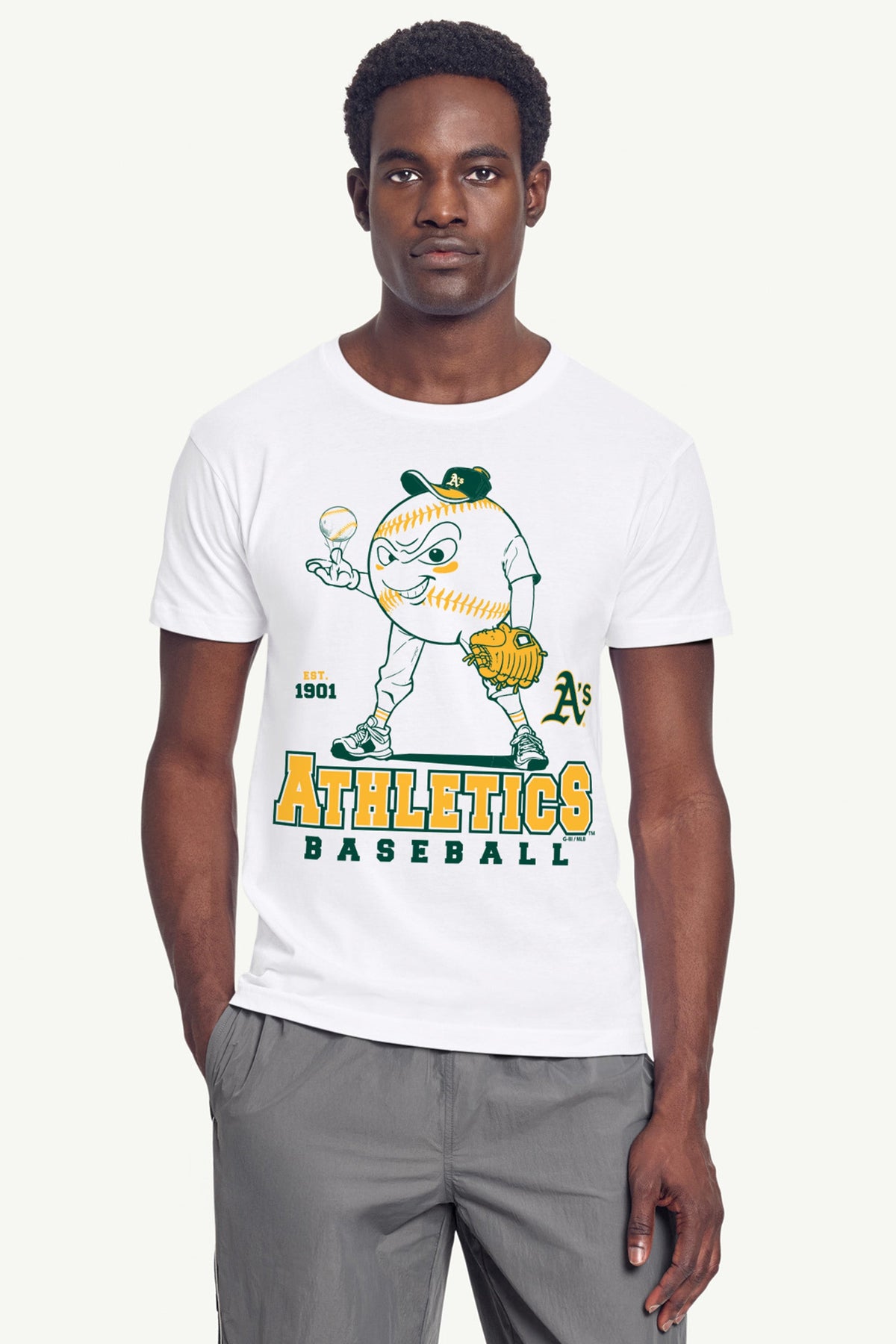 Starter Deals / MENS ATHLETICS BASEBALL CHARACTER SHORT SLEEVE T SHIRT