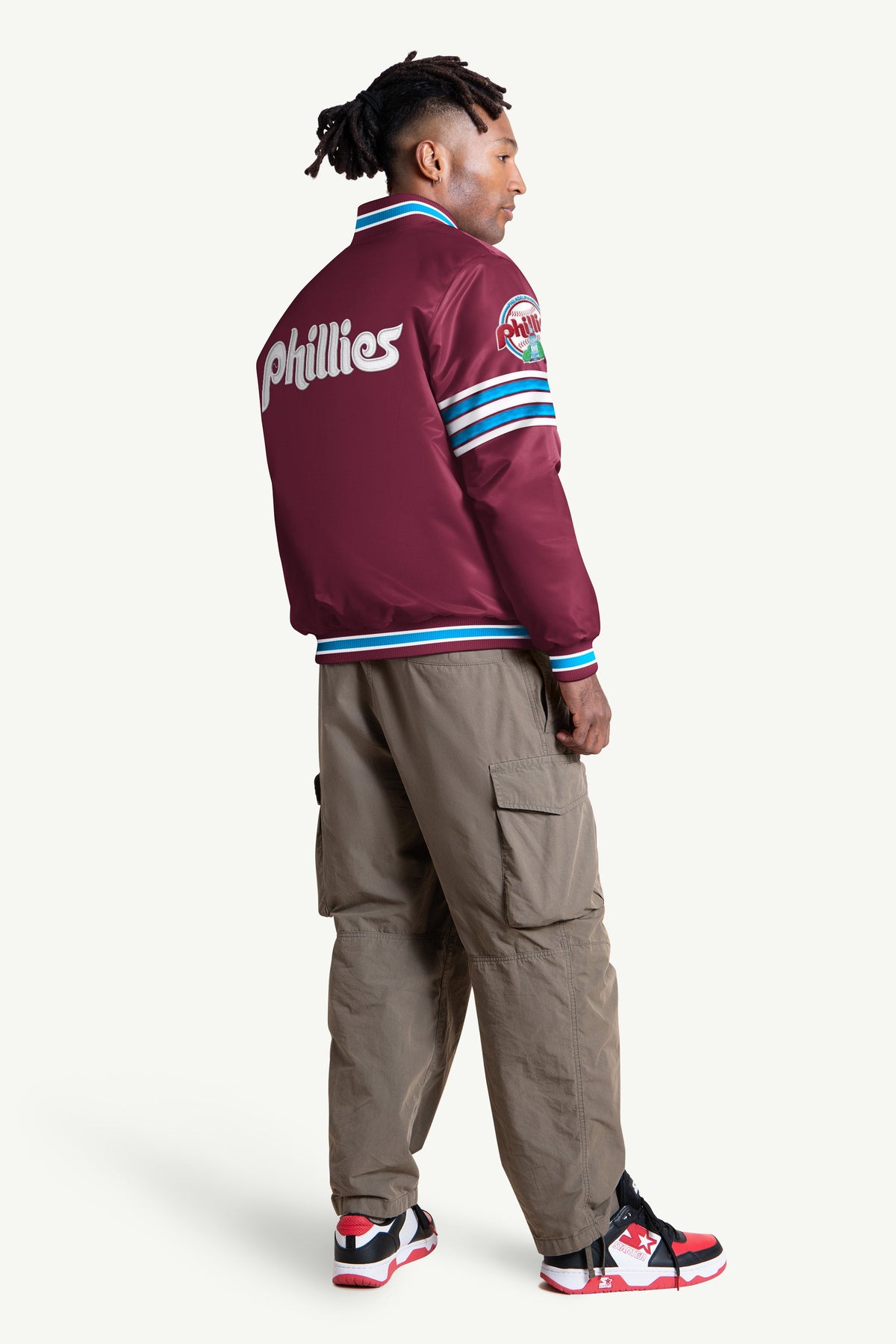 Starter Value / MENS PHILADELPHIA PHILLIES SATIN VARSITY JACKET