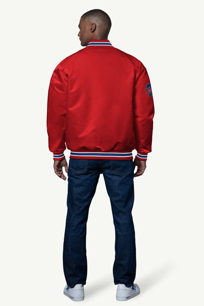 Starter Latest / MENS PHILADELPHIA PHILLIES SATIN VARSITY JACKET