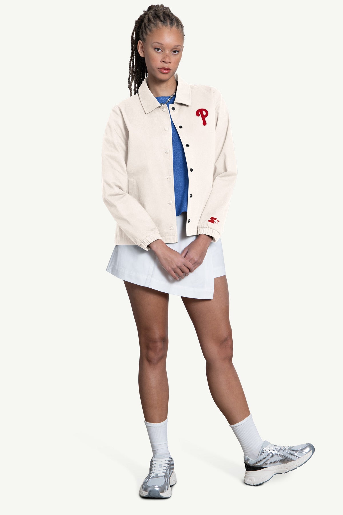 Starter Latest / WOMENS PHILADELPHIA PHILLIES COACHES JACKET