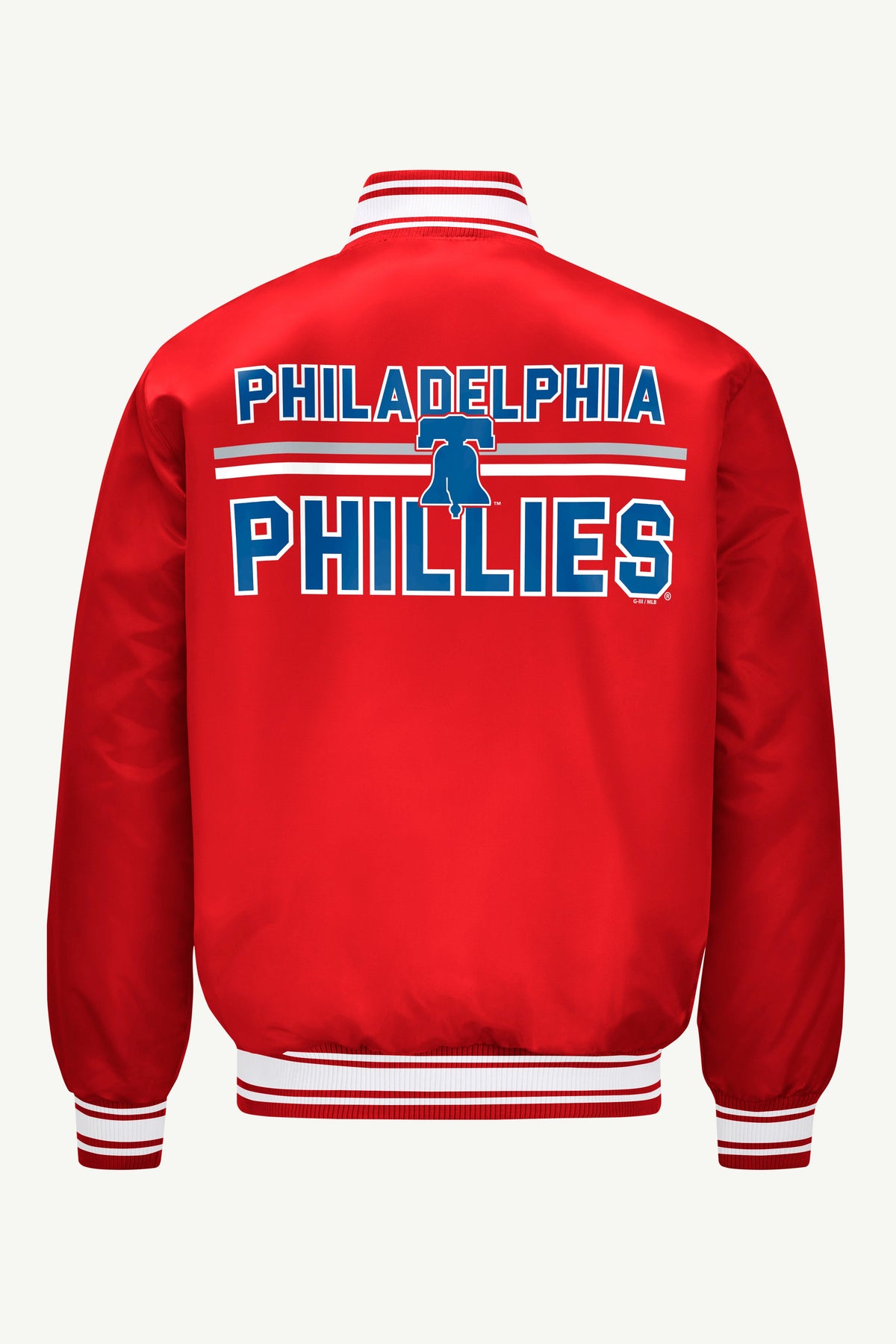Starter New / MENS PHILADELPHIA PHILLIES SATIN VARSITY JACKET
