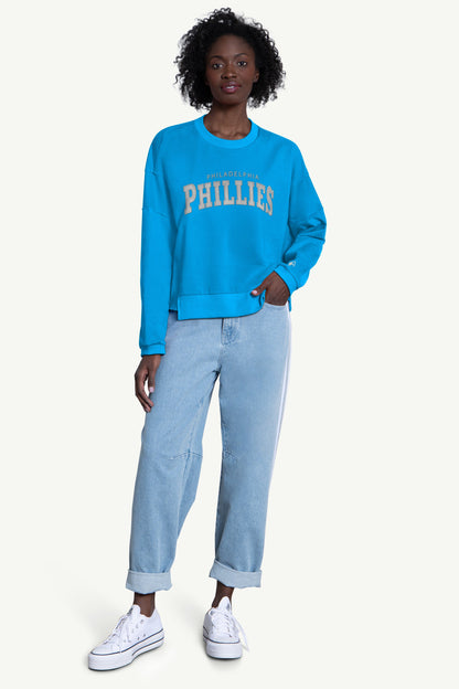 Starter Classic / WOMENS PHILADELPHIA PHILLIES CREW NECK SWEATSHIRT