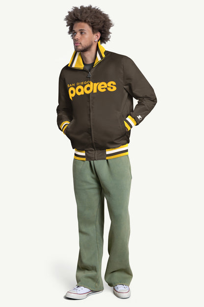 Starter Premium / MENS SAN DIEGO PADRES CAPTAIN VARSITY JACKET