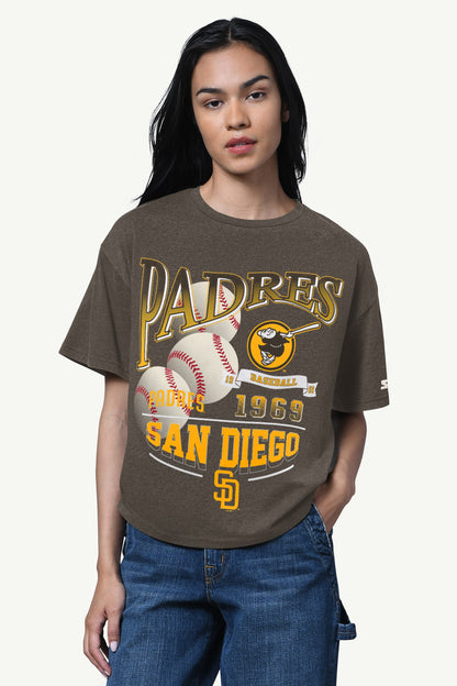 Starter Essential / WOMENS SAN DIEGO PADRES HALL OF FAME T SHIRT