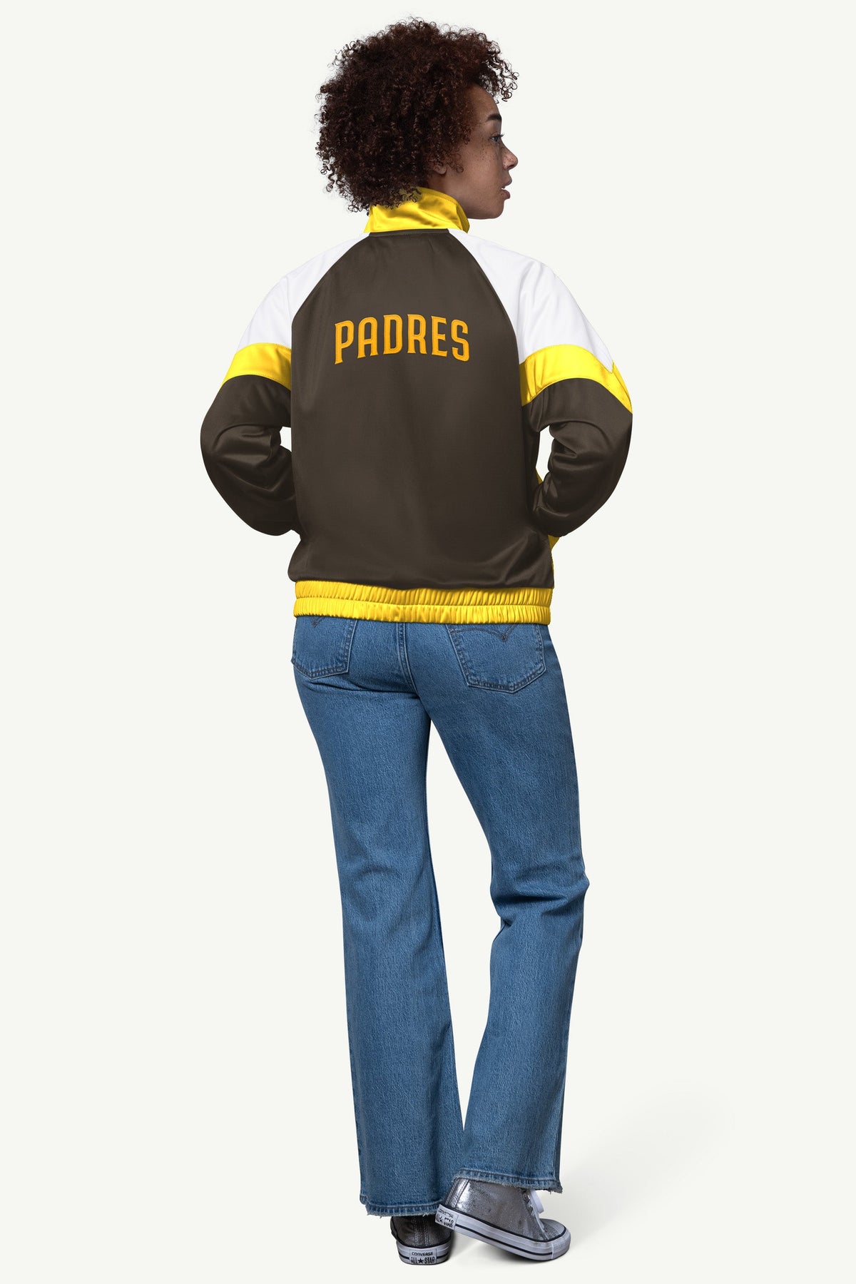 Starter Popular / WOMENS SAN DIEGO PADRES TEAMWORK TRACK JACKET