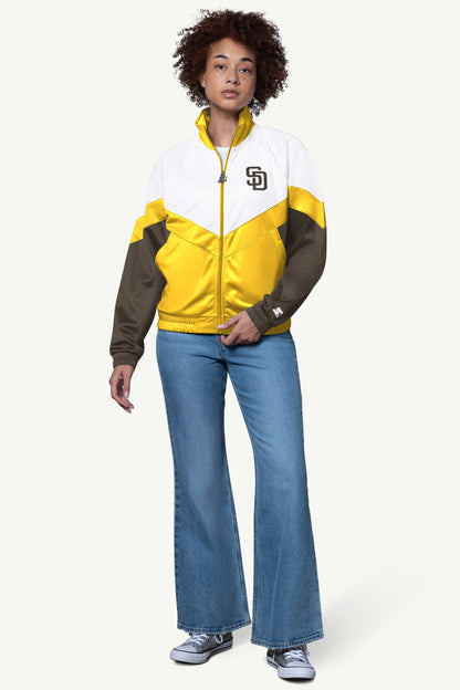 Starter Popular / WOMENS SAN DIEGO PADRES TEAMWORK TRACK JACKET