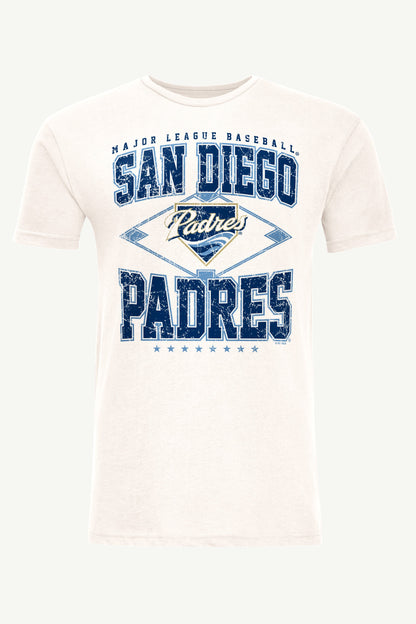 Starter Smart Buy / MENS SAN DIEGO PADRES DISTRESSED COOPERSTOWN DIAMOND SHORT SLEEVE T SHIRT