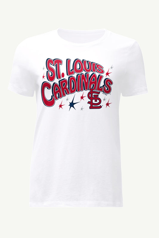 Starter Smart Buy / WOMENS ST LOUIS CARDINALS FIREWORKS T SHIRT